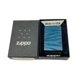ZIPPO ジッポー 2014.01 チタンコーティングシリーズ ゼブラBL Ti-BL-Z ライター ZIPPO Bランク