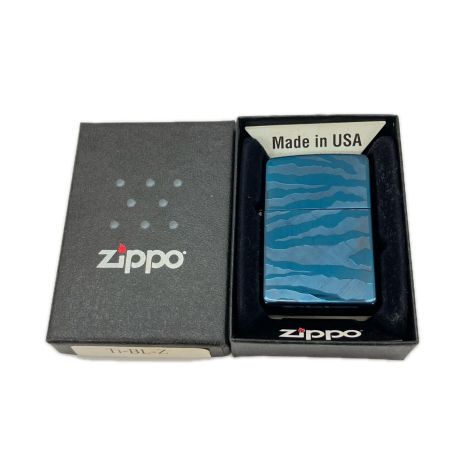 ZIPPO ジッポー 2014.01 チタンコーティングシリーズ ゼブラBL Ti-BL-Z ライター ZIPPO