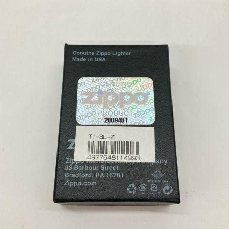ZIPPO ジッポー 2014.01 チタンコーティングシリーズ ゼブラBL Ti-BL-Z ライター ZIPPO
