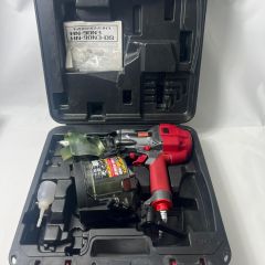  MAX マックス 釘打機　高圧コイルネイラ HN-90N3 レッド Cランク