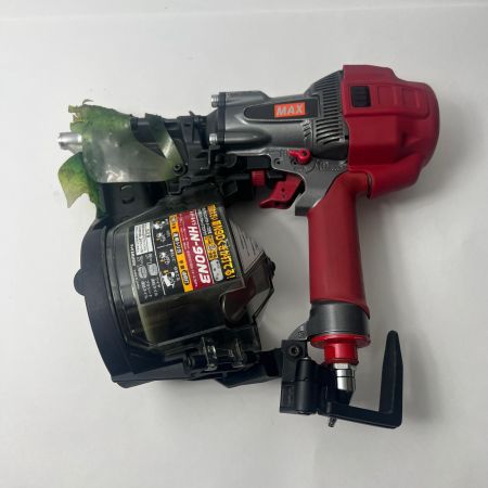  MAX マックス 釘打機　高圧コイルネイラ HN-90N3 レッド