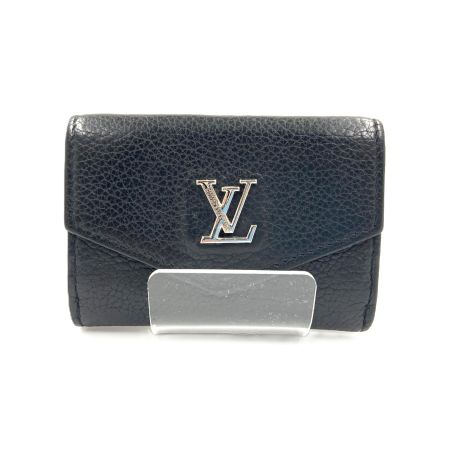  LOUIS VUITTON ルイヴィトン ポルトフォイユ ロック ミニ  三つ折り短財布   M63921 ブラック