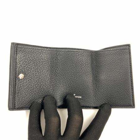  LOUIS VUITTON ルイヴィトン ポルトフォイユ ロック ミニ  三つ折り短財布   M63921 ブラック