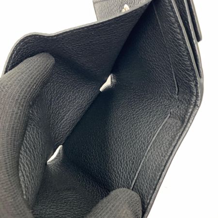  LOUIS VUITTON ルイヴィトン ポルトフォイユ ロック ミニ  三つ折り短財布   M63921 ブラック