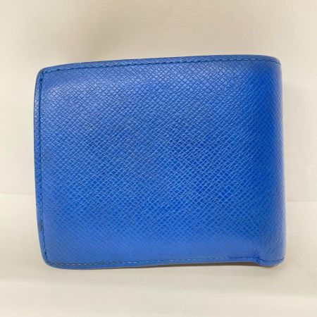 LOUIS VUITTON ルイヴィトン メンズ 二つ折り財布 ポルトフォイユ・マルコ NM  M30795 ブルー×グレー