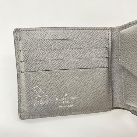 LOUIS VUITTON ルイヴィトン メンズ 二つ折り財布 ポルトフォイユ・マルコ NM  M30795 ブルー×グレー
