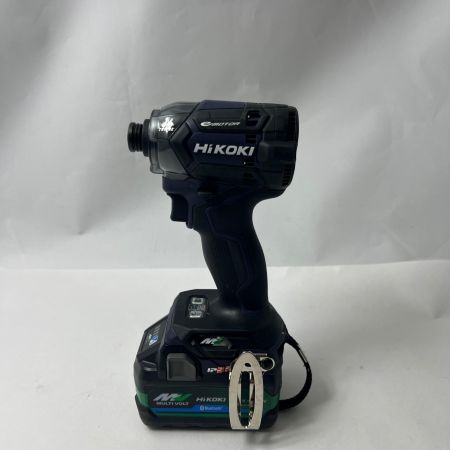 HiKOKI ハイコーキ インパクトドライバ 充電器・充電池2個・ケース付 WH36DC ブラック