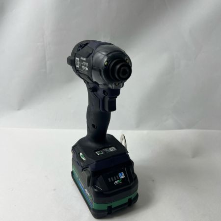  HiKOKI ハイコーキ インパクトドライバ 充電器・充電池2個・ケース付 WH36DC ブラック
