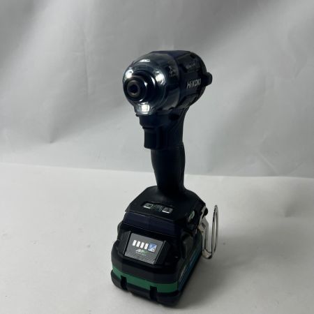  HiKOKI ハイコーキ インパクトドライバ 充電器・充電池2個・ケース付 WH36DC ブラック