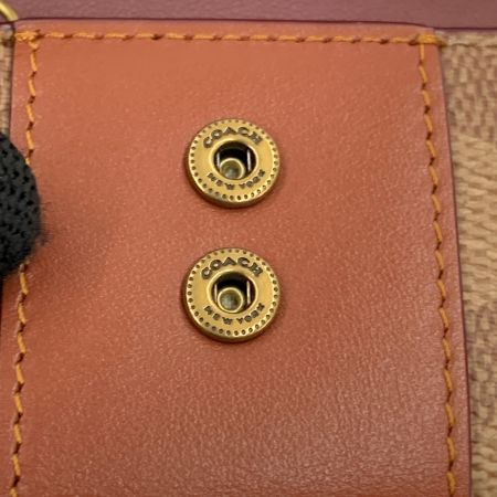  COACH コーチ 6 リング キー ケース シグネチャー キャンバス  キーケース CI196 ブラウン