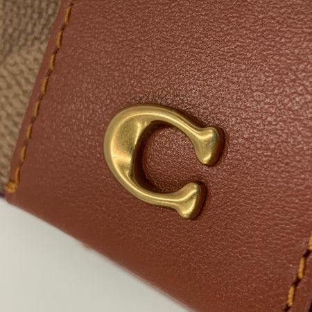  COACH コーチ 6 リング キー ケース シグネチャー キャンバス  キーケース CI196 ブラウン