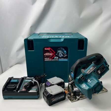  MAKITA マキタ 充電式マルノコ 165mm 40v  HS002G グリーン 充電器・充電池2個・ケース付 