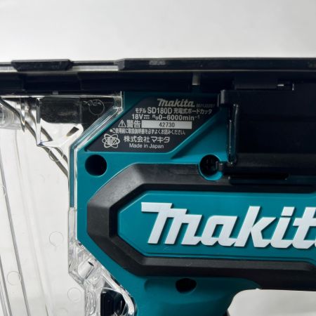 MAKITA マキタ 充電式ボードカッタ 18V SD180DZ グリーン バッテリー1個付 