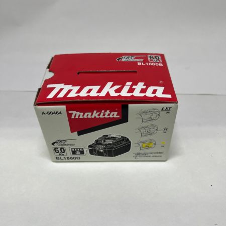  MAKITA マキタ バッテリー 未使用品 18v 6.0Ah BL1860B ブラック 未使用品
