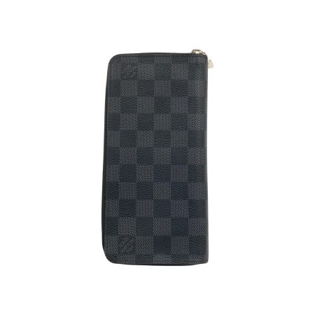  LOUIS VUITTON ルイヴィトン ダミエ グラフィット ジッピーウォレット ヴェルティカル ラウンドファスナー長財布 N63095 ブラック
