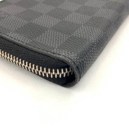  LOUIS VUITTON ルイヴィトン ダミエ グラフィット ジッピーウォレット ヴェルティカル ラウンドファスナー長財布 N63095 ブラック