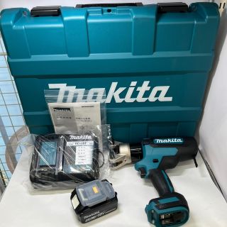MAKITA マキタ 18V 6Ah 充電式圧着機 充電器 充電池1個 ケース付 TC300D 未使用品 MAKITA マキタ 18V 6Ah 充電式圧着機 充電器 充電池1個 ケース付