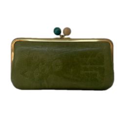 box21 ボックス21 Juju&beck レディース 長財布 がま口 グリーン Bランク