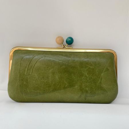box21 ボックス21 Juju&beck レディース 長財布 がま口 グリーン