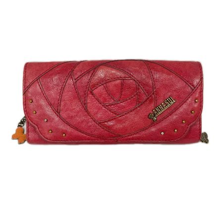 ANNA SUI アナスイ レディース 長財布 ローズウッド レッド