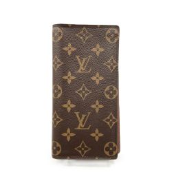 LOUIS VUITTON ルイヴィトン モノグラム ポルトフォイユ ブラザ  二つ折り長財布 M66540 ブラウン Bランク
