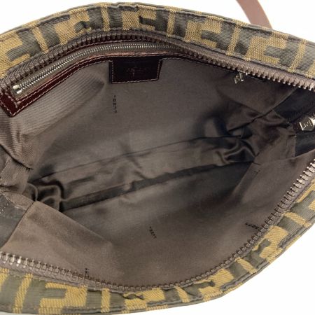  FENDI フェンディ ズッカ ショルダーバッグ ブラウン 現状渡し 