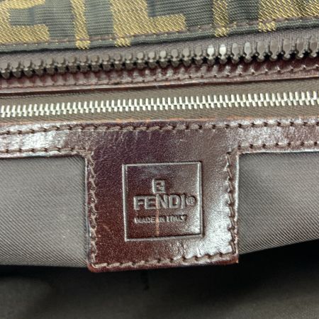  FENDI フェンディ ズッカ ショルダーバッグ ブラウン 現状渡し 