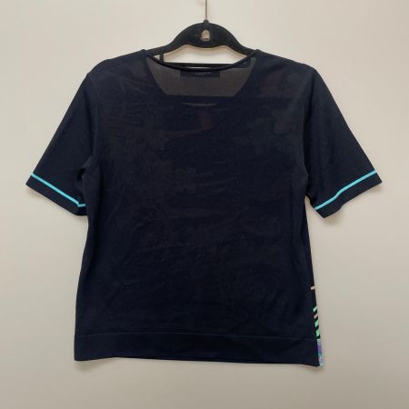 LEONARD レオナール レディース セットアップ スカート 花柄 size38 0139225 ネイビー