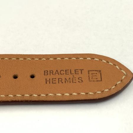  HERMES エルメス 腕時計 革 ベルト 20mm ブラウン