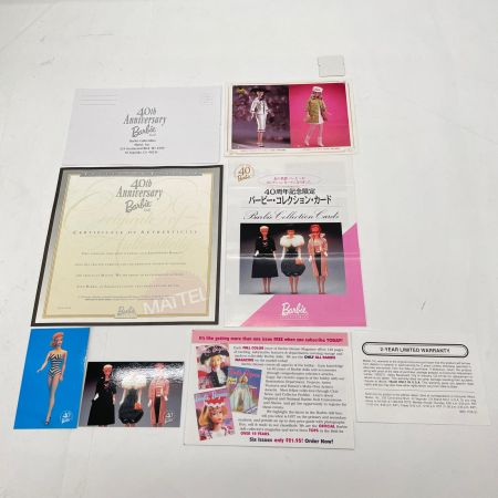  MATTEL バービー人形 40th Anniversary Barbie 40周年記念 