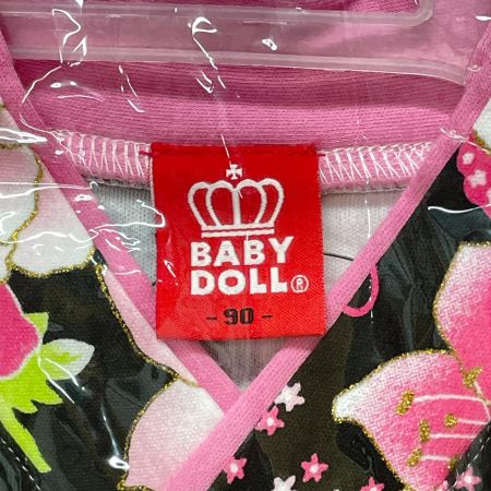  BABY DOLL ベビードール キッズ 和柄 袴 ロンパース 90cm BDYF029829 ピンク