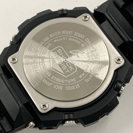  CASIO カシオ G-SHOCK Gショック Gスチール タフ ソーラー電波クォーツ GST-W110-1A シルバー x ブラック