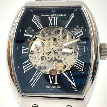  DANIEL&DOUGLAS ダニエル＆ダグラス 自動巻き 腕時計 DD8088 ネイビー
