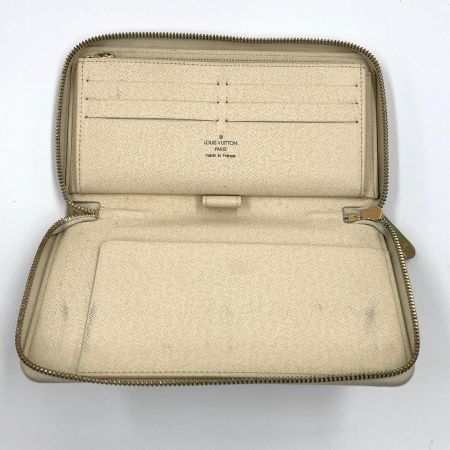  LOUIS VUITTON ルイヴィトン ダミエ アズール ジッピー オーガナイザー ラウンドファスナー長財布 N60012 ホワイト