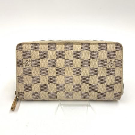  LOUIS VUITTON ルイヴィトン ダミエ アズール ジッピー オーガナイザー ラウンドファスナー長財布 N60012 ホワイト