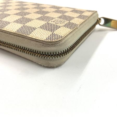  LOUIS VUITTON ルイヴィトン ダミエ アズール ジッピー オーガナイザー ラウンドファスナー長財布 N60012 ホワイト