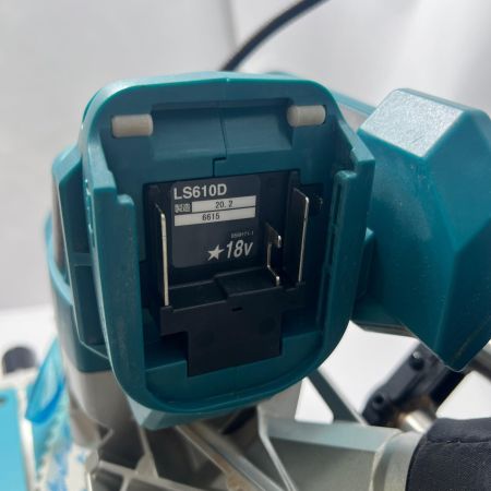  MAKITA マキタ 充電式スライドマルノコ 18V 165mm LS610D ブルー