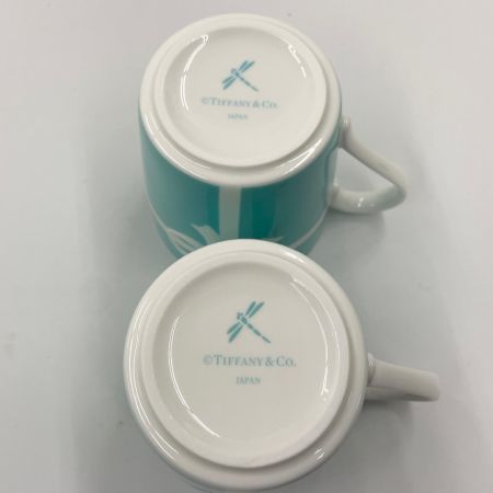  Tiffany & Co. ティファニー ブルーボウマグ ブルー リボン ペア マグカップ  未使用