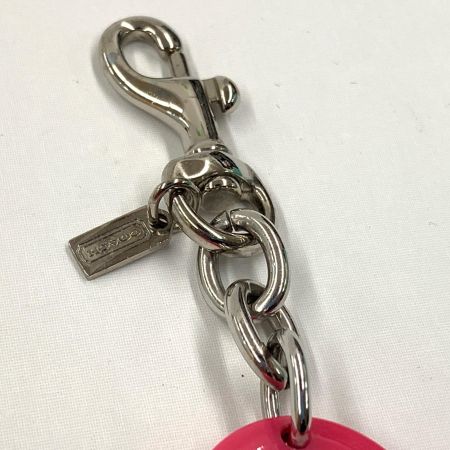  COACH コーチ 花柄 チャーム キーホルダー ストラップ