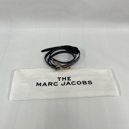 MARC JACOBS マークジェイコブス レディース ショルダーバッグ スナップショット パイソン柄 H155L01SP22 ホワイト×ブラック