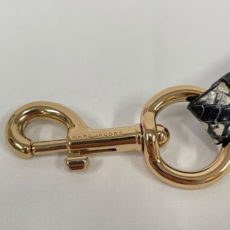 MARC JACOBS マークジェイコブス レディース ショルダーバッグ スナップショット パイソン柄 H155L01SP22 ホワイト×ブラック