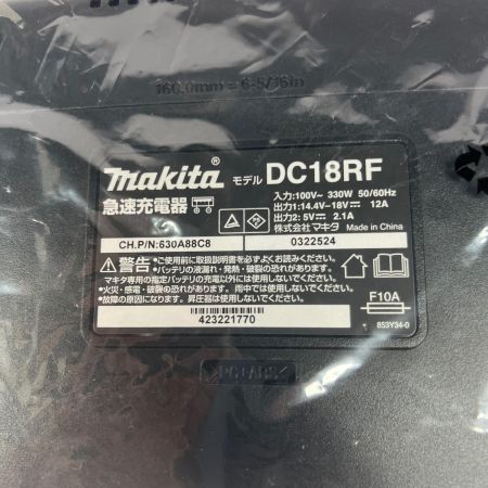  MAKITA マキタ 急速充電器 14.4-18V DC18RF ブラック 未使用品