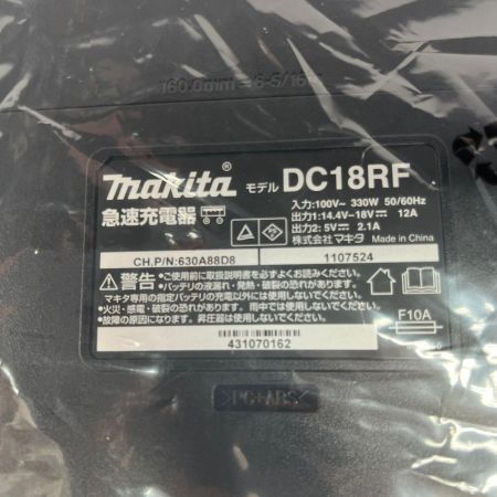  MAKITA マキタ 急速充電器 14.4-18V DC18RF ブラック 未使用品