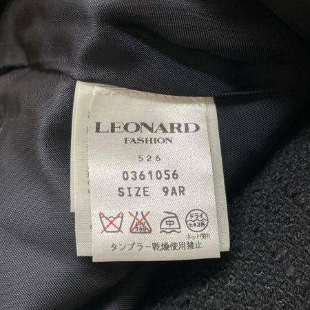 LEONARD レオナール レディース  ジャケット size9AR ブラック