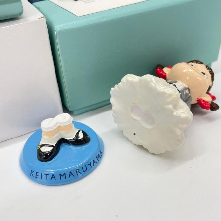   不二家 ペコちゃん ミニフィギュア 置物等 13個セット クリスタル 陶器 グラス