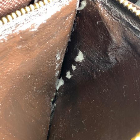  LOUIS VUITTON ルイヴィトン ダミエ ポルトモネ ジップ ラウンドファスナー 長財布 N61728 ブラウン 現状渡し 