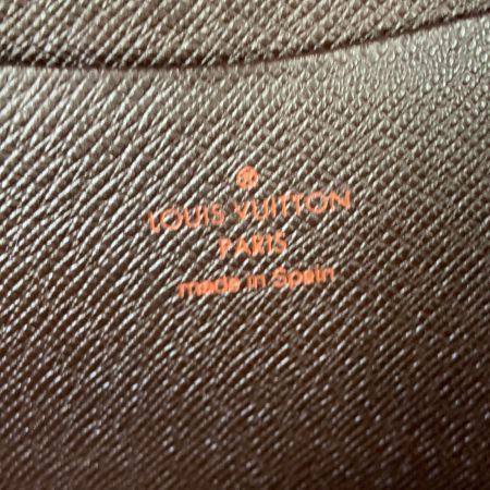  LOUIS VUITTON ルイヴィトン ダミエ ポルトモネ ジップ ラウンドファスナー 長財布 N61728 ブラウン 現状渡し 