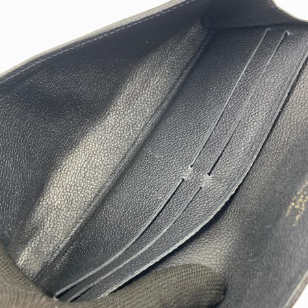  LOUIS VUITTON ルイヴィトン モノグラム アンプラント ポルトフォイユ キュリユーズ 二つ折り 長財布 M60287 ブラック 小銭入れ欠品 現状渡し