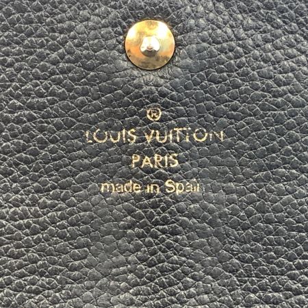  LOUIS VUITTON ルイヴィトン モノグラム アンプラント ポルトフォイユ キュリユーズ 二つ折り 長財布 M60287 ブラック 小銭入れ欠品 現状渡し