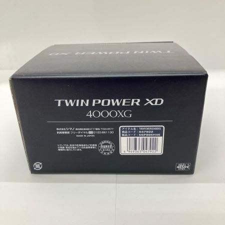  SHIMANO シマノ TWIN POWER 25ツインパワーXD 4000XG 047922 スピニングリール